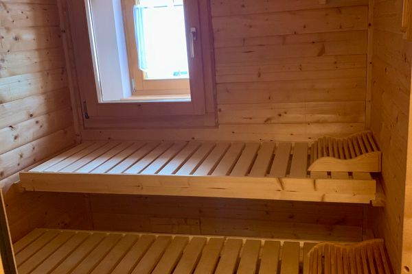 Feriendorf Via Claudia Ferienhaus Lechsee Ferienwohnungen in Lechbruck - Sauna