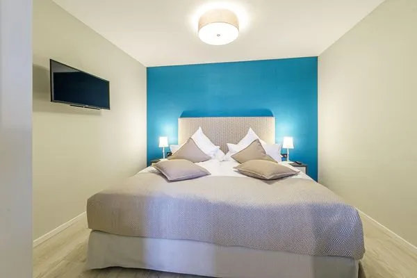 Ferienwohnung Strandgeflüster Ostseebad Wustrow ZweiWasser Alte Seefahrtschule Schlafzimmer  Strandgeflüster