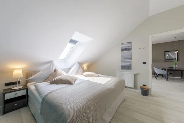 Ferienwohnung Seebadidylle Ostseebad Wustrow ZweiWasser Alte Seefahrtschule Schlafzimmer  Seebadidylle