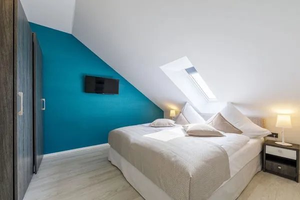 Ferienwohnung Seebadidylle Ostseebad Wustrow ZweiWasser Alte Seefahrtschule Schlafzimmer  Seebadidylle