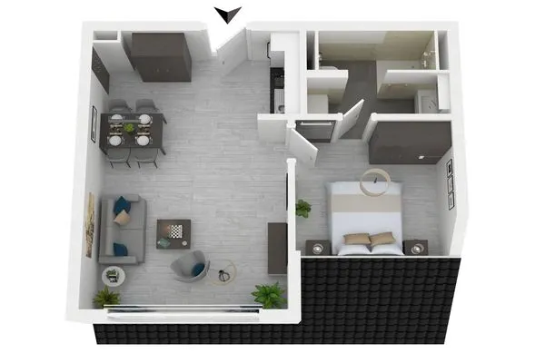 Ferienwohnung Seebadperle Ostseebad Wustrow ZweiWasser Alte Seefahrtschule Grundriss  Seebadperle