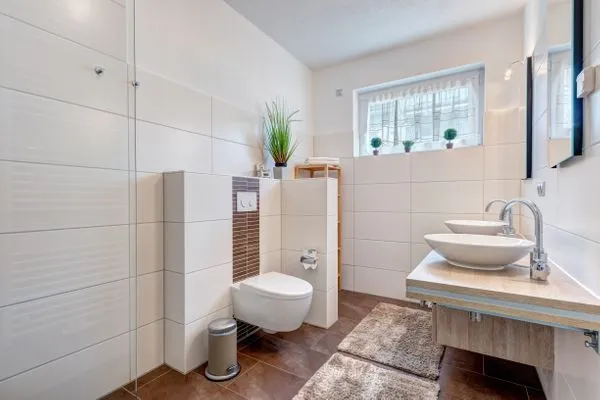 Badezimmer  Ferienwohnung Ahorn