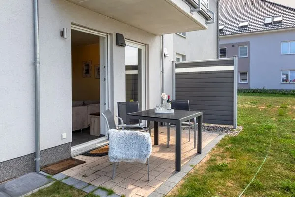 Terrasse  Ferienwohnung Blei