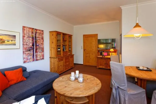 Wohnzimmer  Haus Seeadler, Whg. Habicht