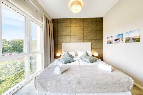 Ferienwohnung Kaptain´s Huus Ostseebad Wustrow ZweiWasser Alte Seefahrtschule Schlafzimmer  Kaptain's Huus