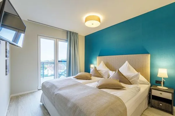 Ferienwohnung Sommerzeit Ostseebad Wustrow ZweiWasser Alte Seefahrtschule Schlafzimmer  Sommerzeit