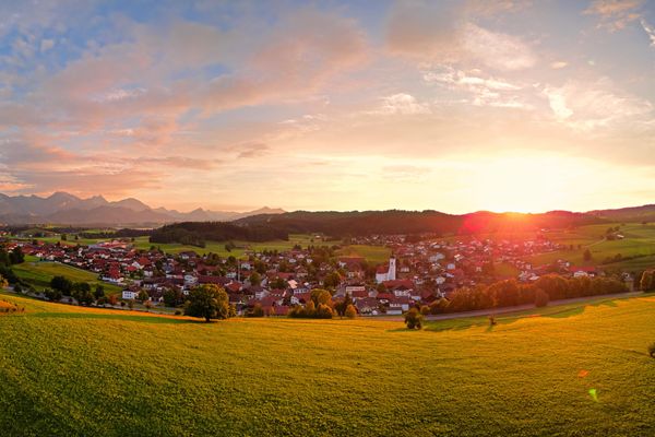  Ferienwohnung Lichtblick Ferienwohnungen in Rieden am Forggensee - Ortsansicht