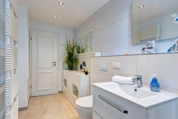 Badezimmer  Villa Tusculum, Whg. 01