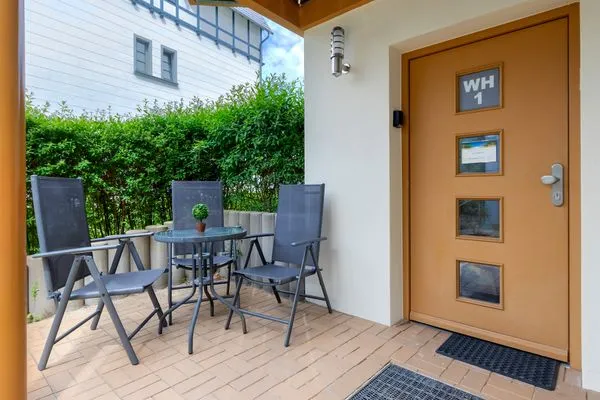 Fassade / Eingang  Villa Tusculum, Whg. 01