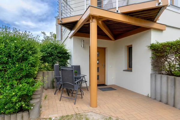 Fassade / Eingang  Villa Tusculum, Whg. 01