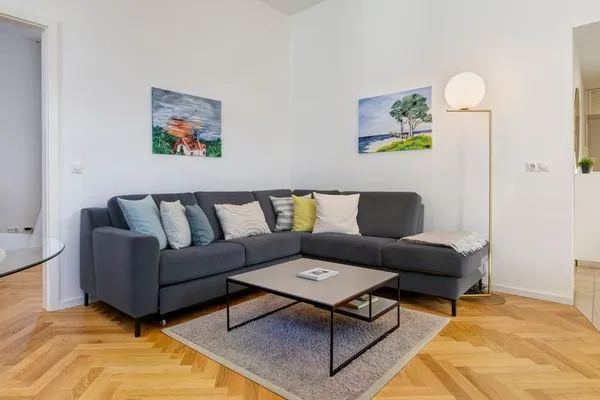 Wohnzimmer  Villa Tusculum, Whg. Possin