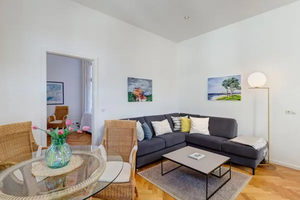 Wohnzimmer  Villa Tusculum, Whg. Possin