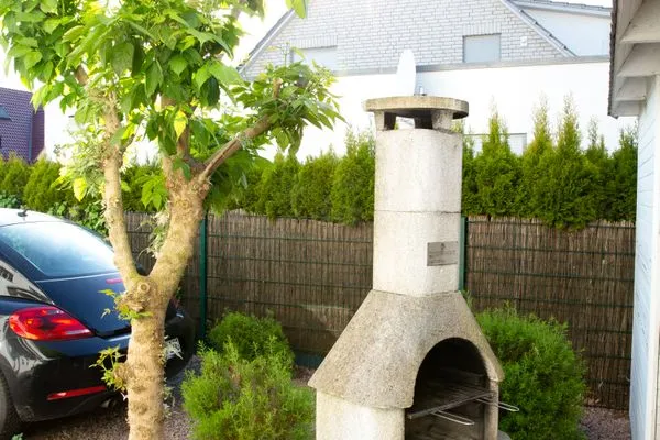 Grillbereich  Wellnesshaus