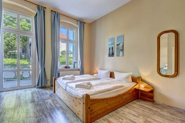 Schlafzimmer  Zinnowitzer Hof, Whg. Küstensonne