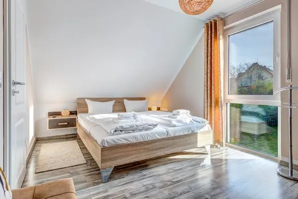 Schlafzimmer  Haus zum Achterwasser, Whg. 2