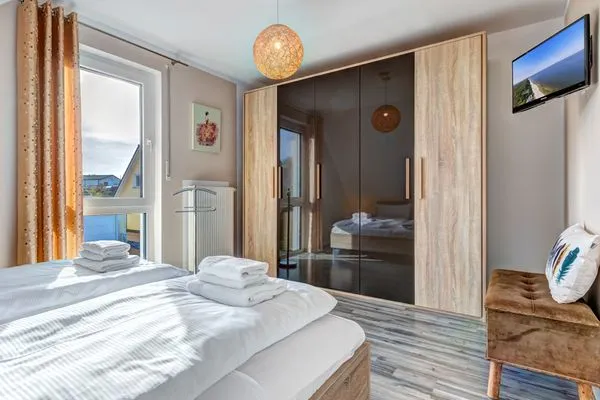 Schlafzimmer  Haus zum Achterwasser, Whg. 2