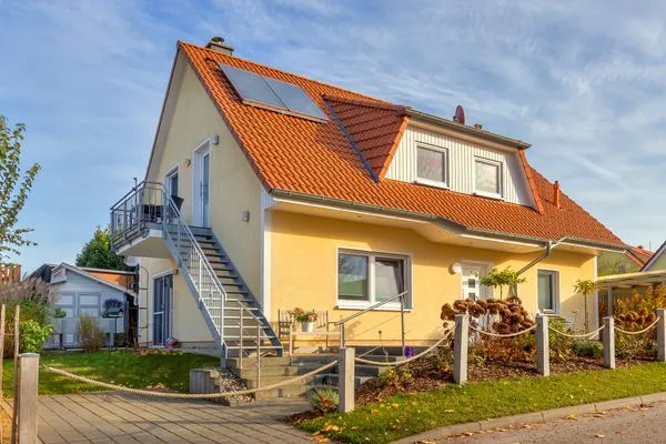 Hauptansicht  Haus zum Achterwasser, Whg. 2