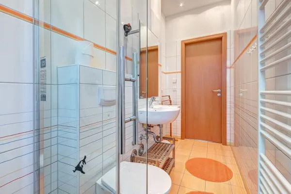 Badezimmer  Ferienwohnung Hering