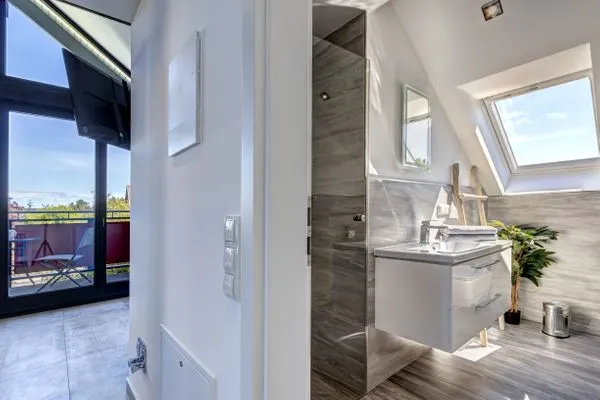 Badezimmer  Ferienwohnung Carlotta