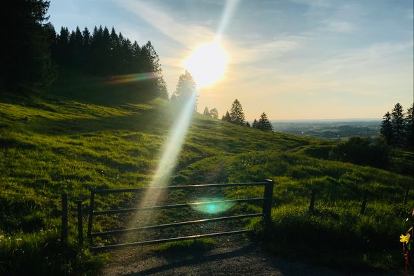 Feriendorf Via Claudia Ferienhaus Martin Ferienwohnungen in Lechbruck - Wanderung auf den Buchenberg