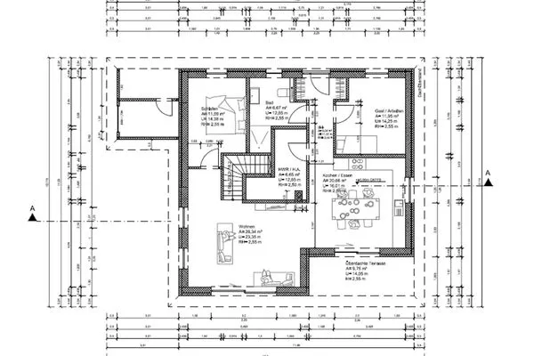 Grundriss  Villa Kiesel