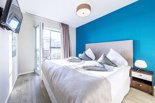 Ferienwohnung Sommerblume Ostseebad Wustrow ZweiWasser Alte Seefahrtschule Schlafzimmer  Sommerblume