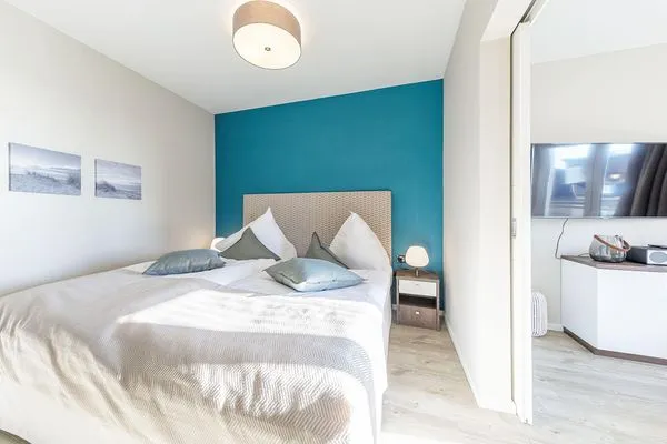 Ferienwohnung Sommerblume Ostseebad Wustrow ZweiWasser Alte Seefahrtschule Schlafzimmer  Sommerblume