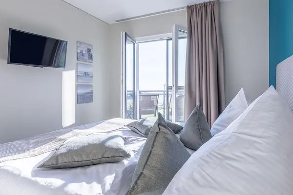 Ferienwohnung Sommerblume Ostseebad Wustrow ZweiWasser Alte Seefahrtschule Schlafzimmer  Sommerblume