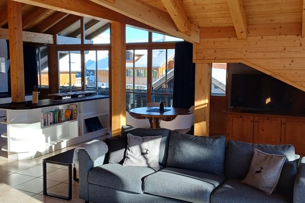  Ferienwohnung Lichtblick Ferienwohnungen in Rieden am Forggensee - Wohnzimmer