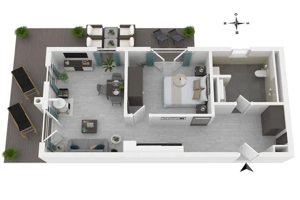 Ferienwohnung Große Strandburg Ostseebad Wustrow ZweiWasser Alte Seefahrtschule Grundriss  Große Strandburg