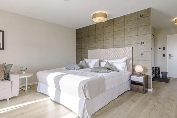 Ferienwohnung Kleiner Strandkorb Ostseebad Wustrow ZweiWasser Alte Seefahrtschule Schlafbereich  Kleiner Strandkorb