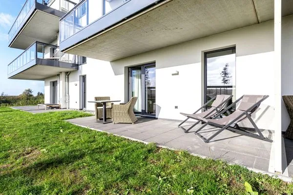 Ferienwohnung Kleiner Strandkorb Ostseebad Wustrow ZweiWasser Alte Seefahrtschule Entspannte Sonnenstunden  Kleiner Strandkorb