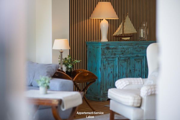  BeachHouse Laboe - Wohnzimmer
