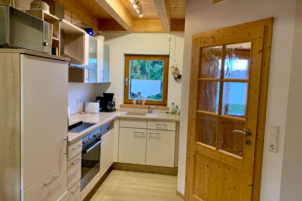 Feriendorf Via Claudia Ferienhaus Martin Ferienwohnungen in Lechbruck - Küche / Küchenzeile