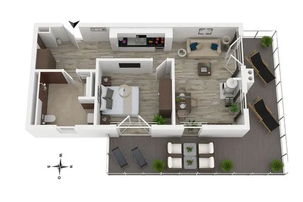 Grundriss  Große Stranddüne