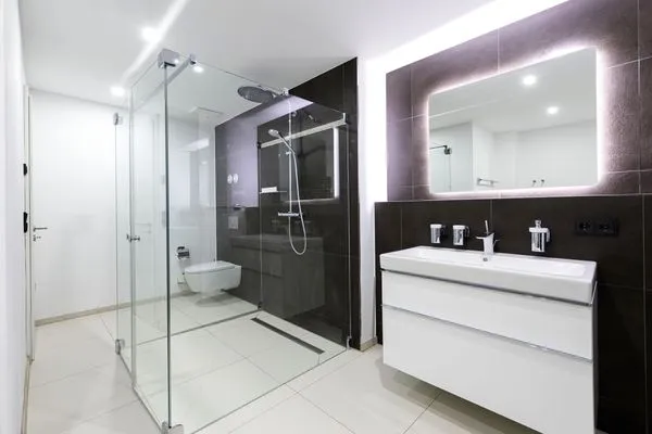 Ferienwohnung Strandliebe Ostseebad Wustrow ZweiWasser Alte Seefahrtschule Badezimmer  Strandliebe