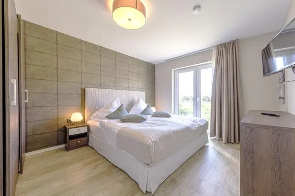 Ferienwohnung Strandliebe Ostseebad Wustrow ZweiWasser Alte Seefahrtschule Schlafzimmer  Strandliebe