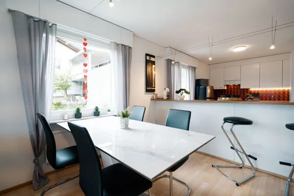 Dining table  Apartment Panoramablick