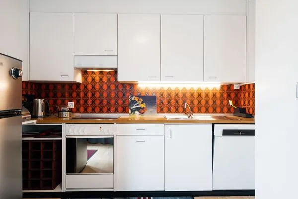 Oven and dishwasher  Apartment Panoramablick