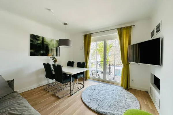 Wohnbereich Logierhaus Friedrich WE 12 - "Dünenglitzern"