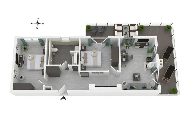 Ferienwohnung Große Strandmuschel Ostseebad Wustrow ZweiWasser Alte Seefahrtschule Grundriss  Große Strandmuschel