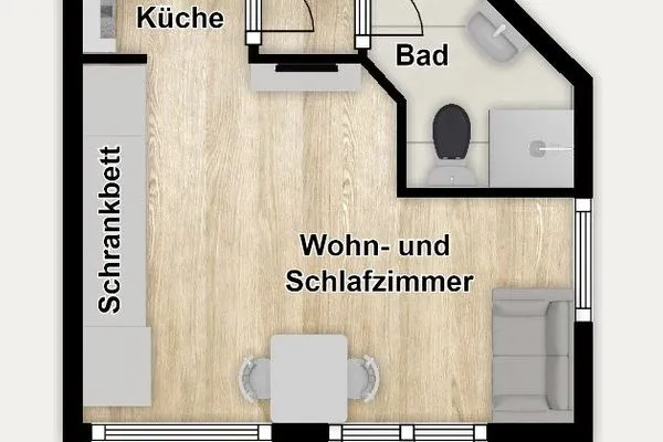 Grundriss Haus Solaris Ferienwohnung Lüttje Koje