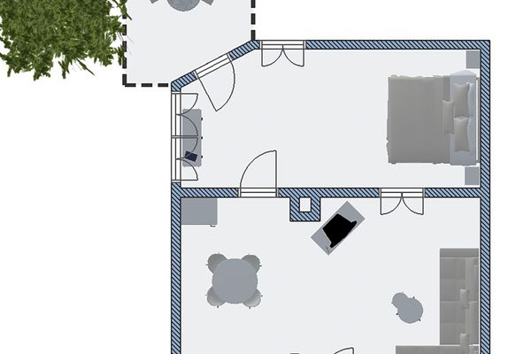 Bismarck 1884 B01 Norderney-Stadt - Grundriss