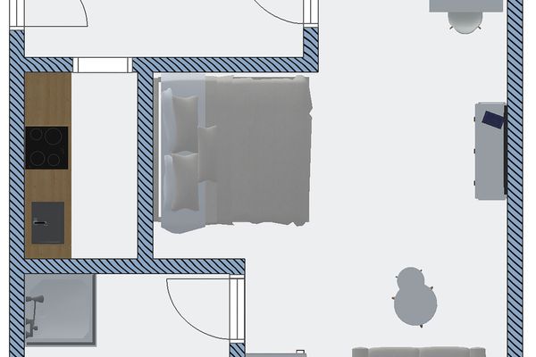 Bismarck 1884 B02 Norderney-Stadt - Grundriss