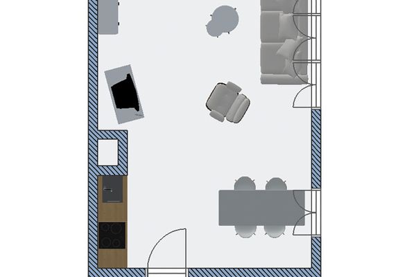 Bismarck 1884 B03 Norderney-Stadt - Grundriss