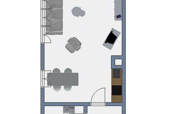 Bismarck 1884 B04 Norderney-Stadt - Grundriss