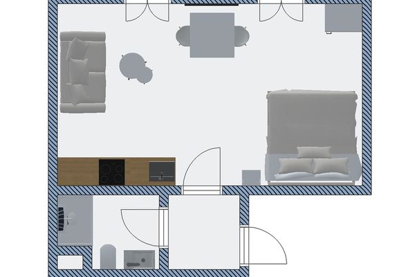 Bismarck 1884 B05 Norderney-Stadt - Grundriss