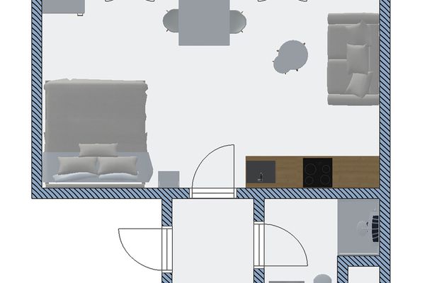 Bismarck 1884 B09 Norderney-Stadt - Grundriss