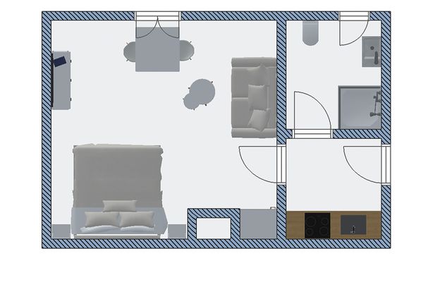 Bismarck 1884 B10 Norderney-Stadt - Grundriss
