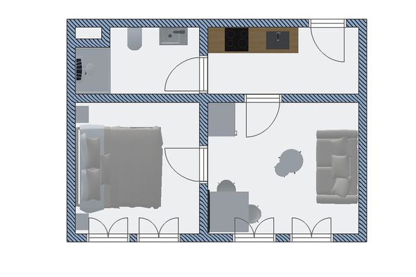 Bismarck 1884 B11 Norderney-Stadt - Grundriss